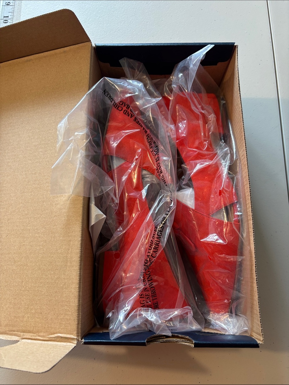 NWT Cole Haan Viola Skimmer Size 8 Red Suede Quiet Luxury Old Money Comfort Soft - Picture 11 of 11